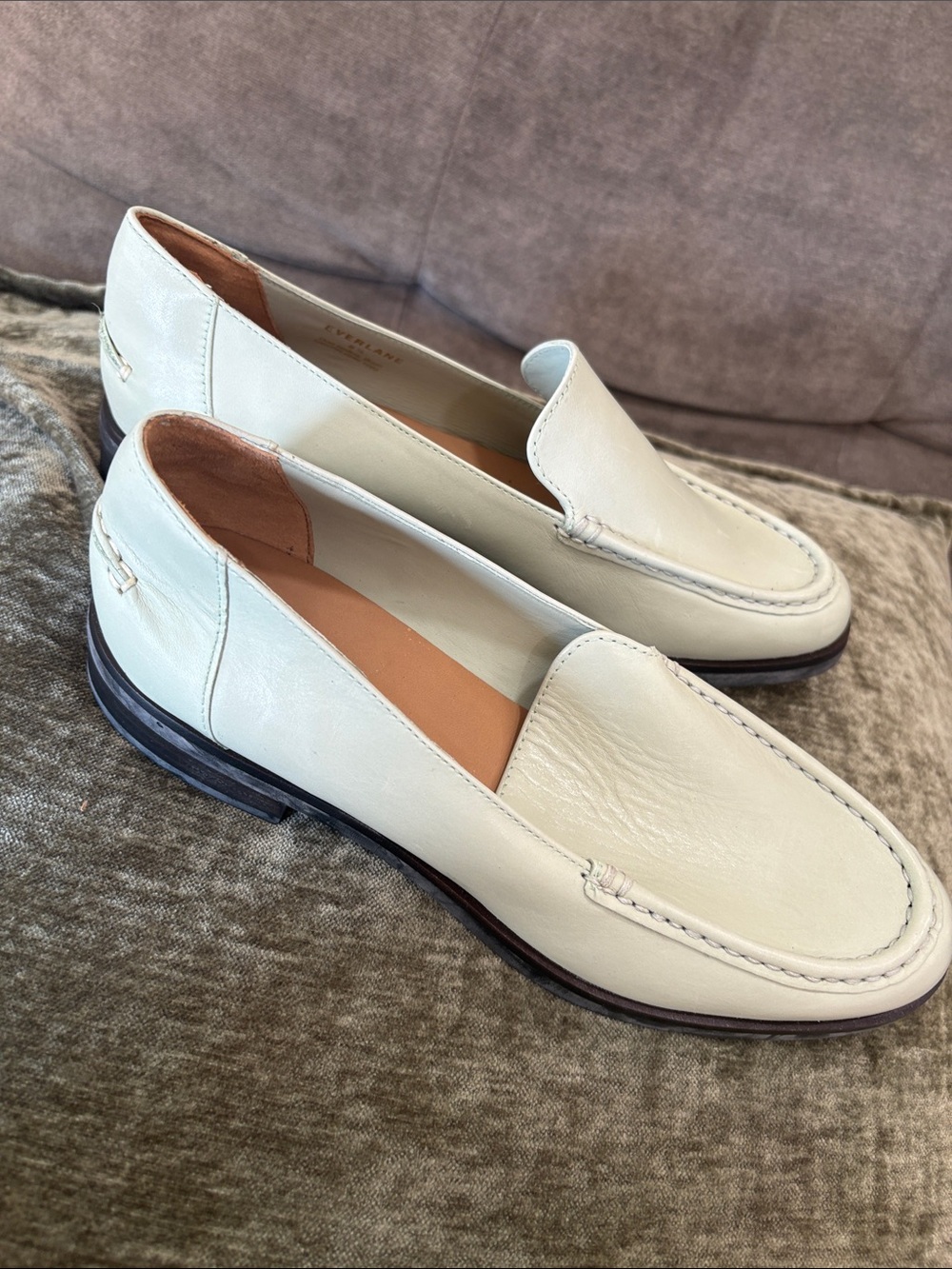 Everlane The Modern Mint Green Loafers, Size 8,5, New without Tag